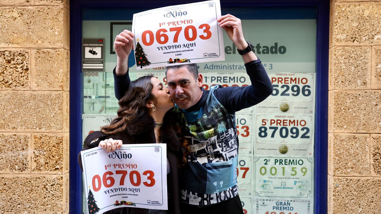 El 06.703, primer premio de la Lotería del Niño 2026, muy repartido por toda España